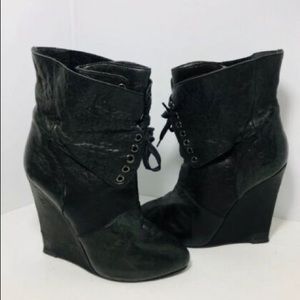 Giuseppe Zanotti x Thakoon wedge distressed boots